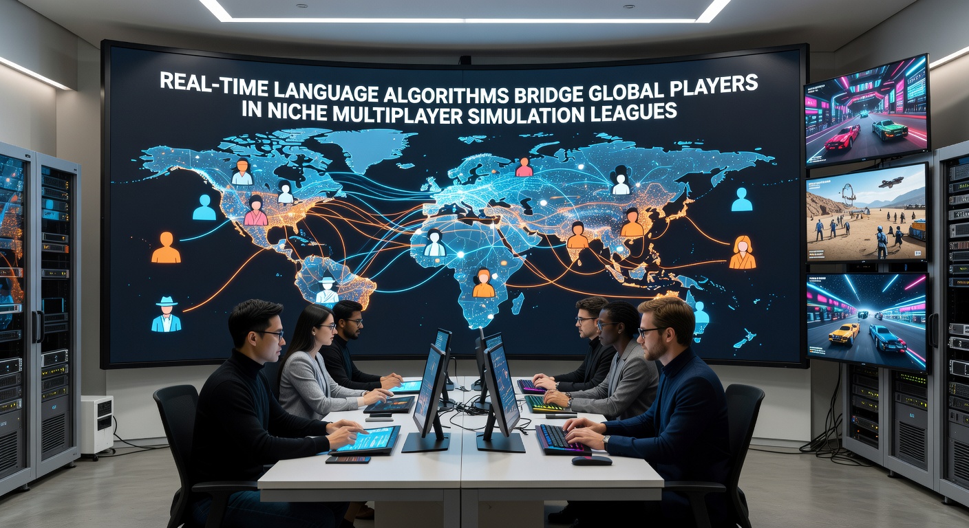 Simulation league dashboard showing live translation feed during an international multiplayer convoy event